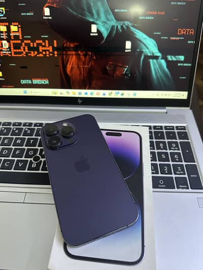 Iphone 14 pro 128gb Fu (phy+esim) with box