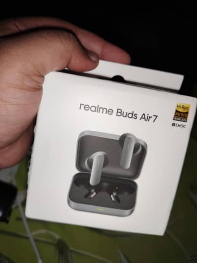 Realme Buds Air 7–Global Version, 50 DB ANC, World's best ENC ANC