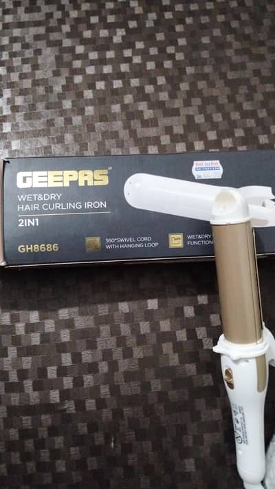 GEEPAS wet&dry hair curling iron