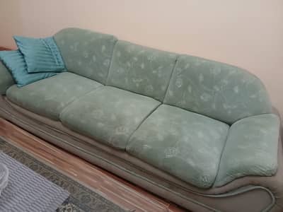 Sofa with full set