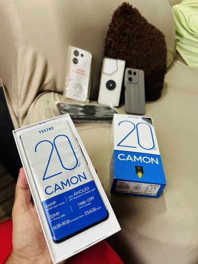 Tecno Camon 20 Pro 256GB Just Box open