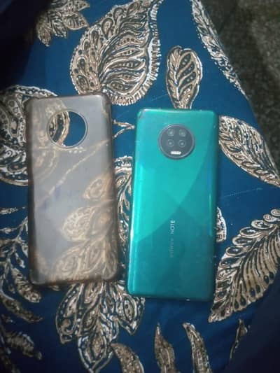 infinix note 7 pta approved dual sim 6/128 with box