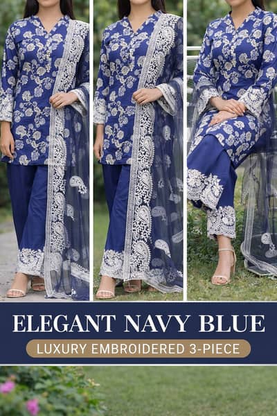 Decent kurti and trousers (3PC)