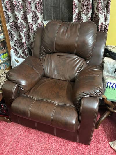 7 seater leather sofa set