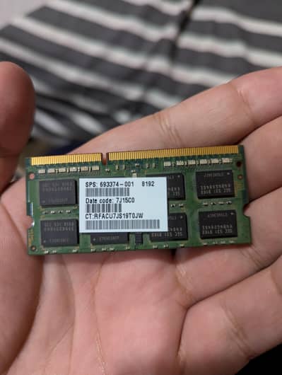 ram available 8gb ddr 3