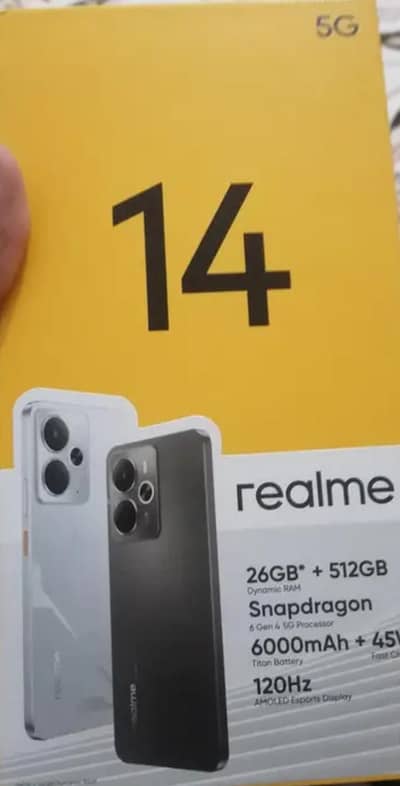 realme 14 5g  12/512   black colour