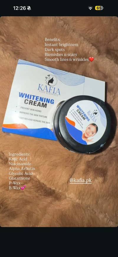 Skin Care bundle  _Face wash, Serum and Whitening Cream