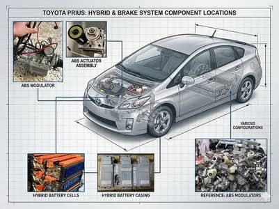 Hybrid Batteries/Lithium Ion/Prius Toyota Camry Aqua ABS Unit Motar