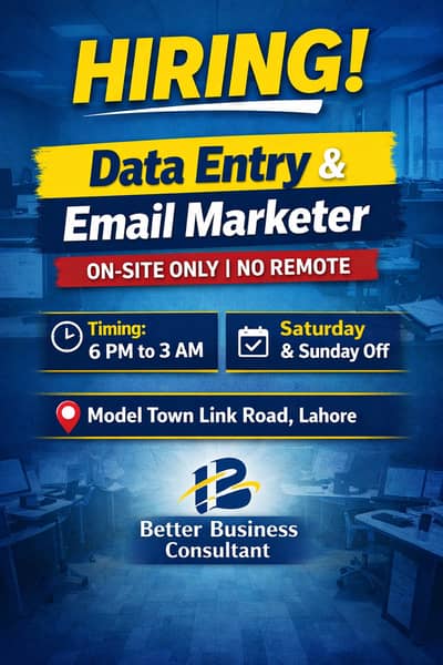 Data Entry / Email Marketer