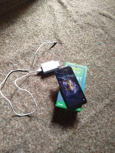 Infinix smart 5 with box and charger