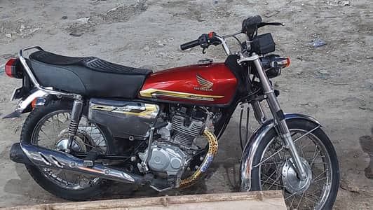 Honda CG 125 Special Edition Self Start remote kit installed