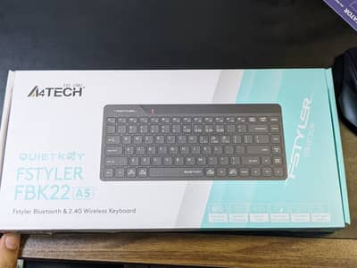 A4Tech FBK22 AS Bluetooth & 2.4G Wireless Keyboard