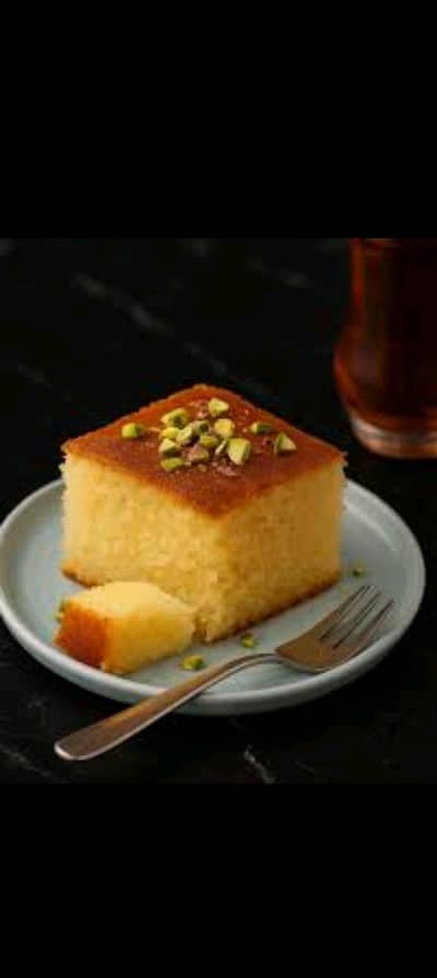 BUTT HOME MADE SWEET Arabic basbusa and brownies