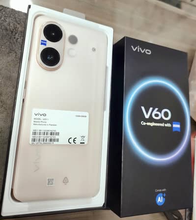 Vivo V60 12gb ram 256gb rom pta approved 11 month waranty
