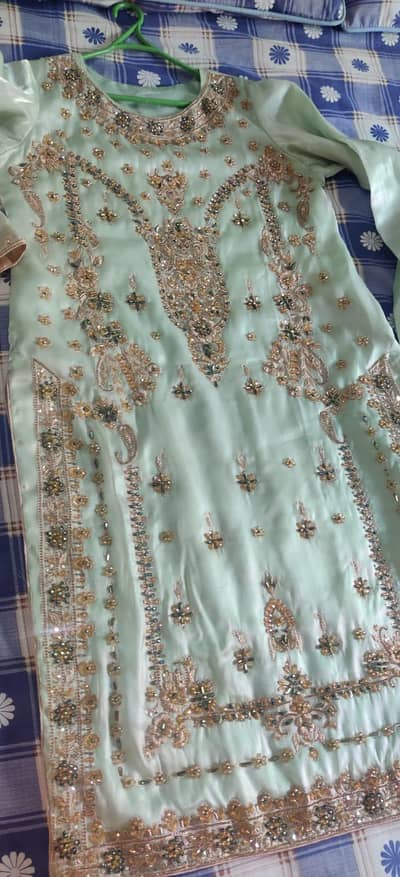 شیشہ  سلک (new suit for sale) hand made embellished work