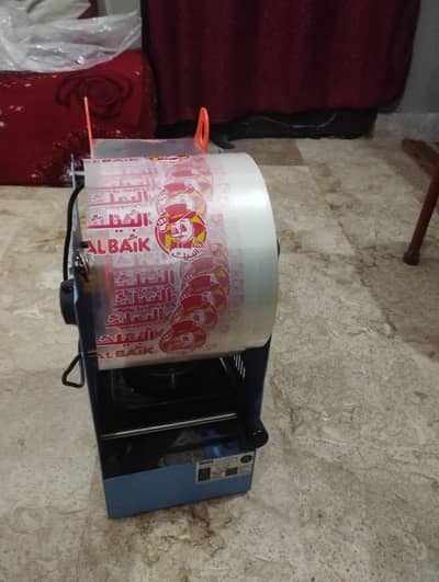 Cup sealer machine with 1 duy and 1 roll free