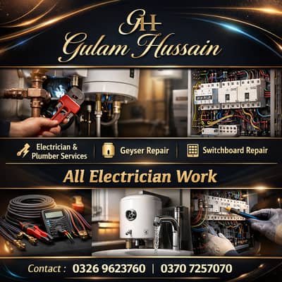 Emergency Plumber ,Geyser repair, pipe repair Leakage, Electrician