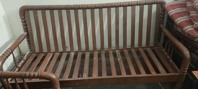 wooden sofa 5 seater (1+1+3)