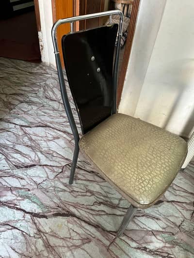 dining tabel 6 chair iron