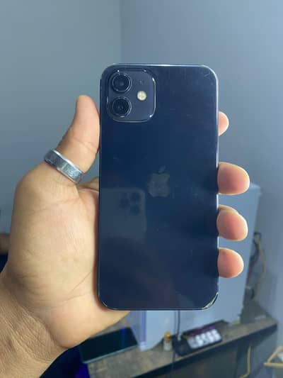 iPhone 12 64GB black colour JV condition 10 by 9 battery health 87%
