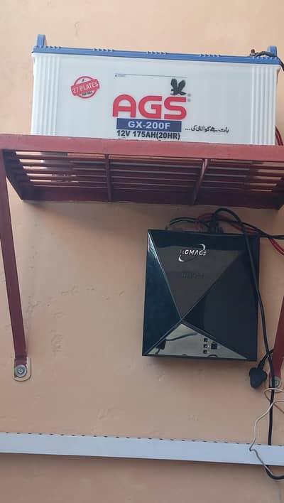 Homage Dimannd moldel 1000 Waat Solor supported UPS with 27 Plates AGS