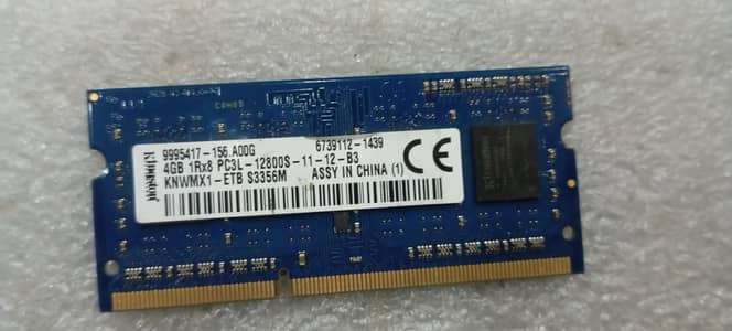 Kingston 4 GB ram pc3L