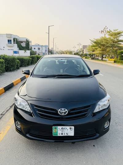 Toyota Corolla Xli 2013 Black Color Urgent  For Sale