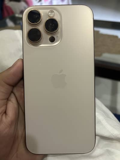 16 Pro Max PTA Approved Desert Titanium 256 GB HK Model