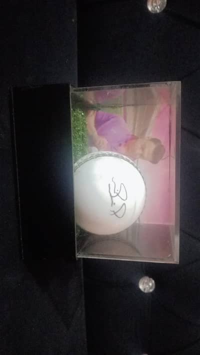 SHOAIB AKHTAR SIGNED BALL