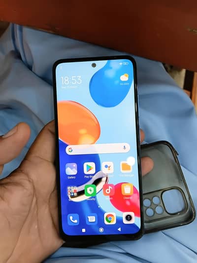 Redmi Note 11 With box 6/128 PTA official all orignal hy ni fault vip