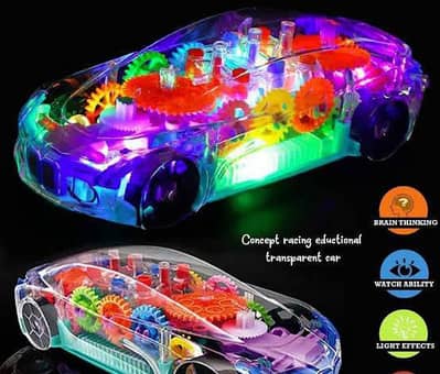 non brakeable car lighting for kids