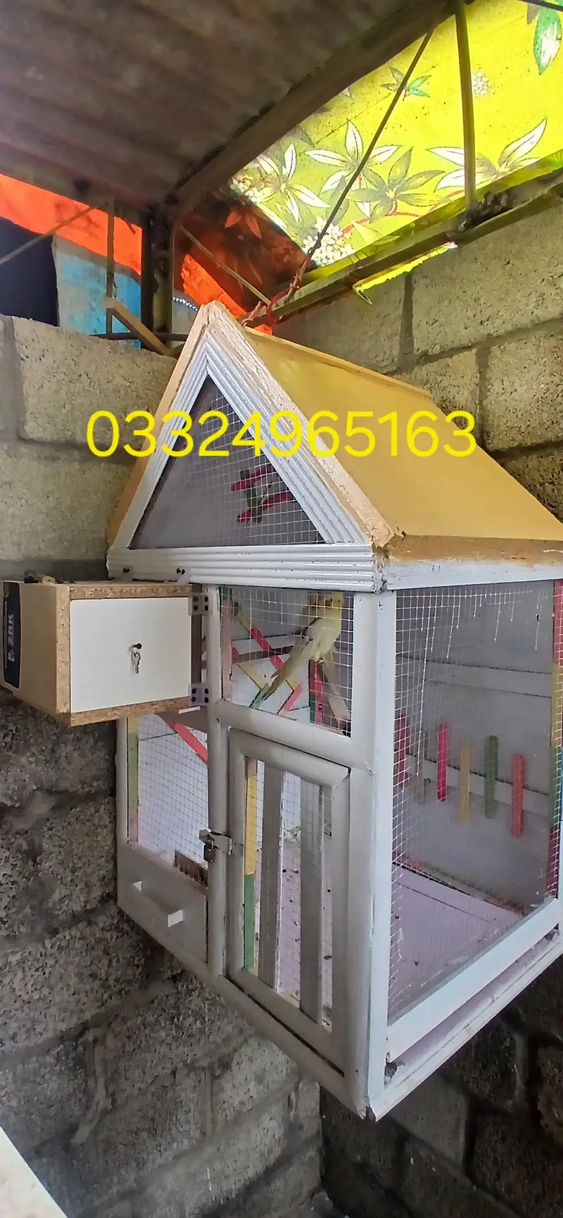 Wooden Parrot cage 03324965163