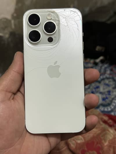 Iphone 15pro 85% battery health FU 128gb White titanium