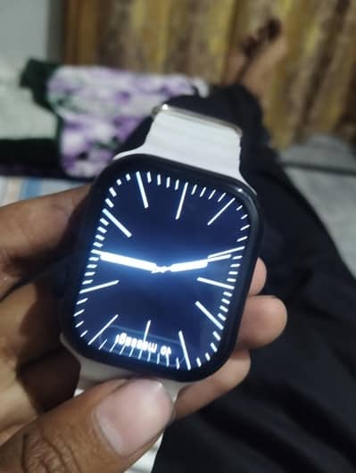 series 11 smart watch with 3 different color strips