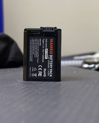 Sony Mirrorless Camera Battery "Sony Np-FW50" Battery With Type C Port