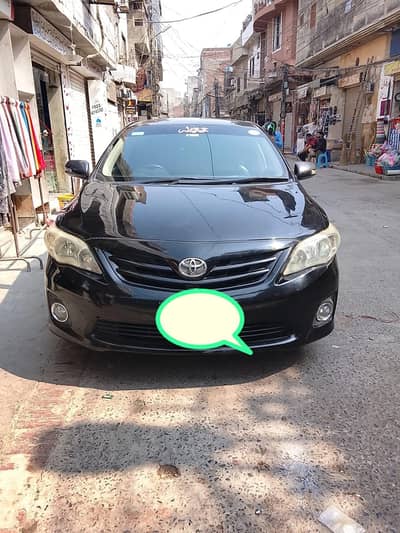 Corolla xli 2012 model 3 piece shower hai andar se total original hai