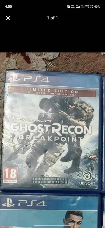 Tom Clancys Ghost recon breakpoint  PS4