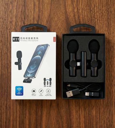 K11 Dual Wireless Microphone