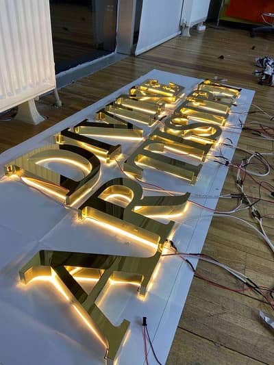 3D Signboard | Led sign | Neon sign | Acrylic sign panaflex printing