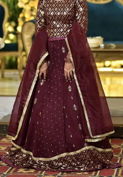 Lehnga/sharara shirt