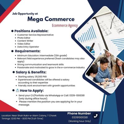 Job Opportunity at Mega Commerce