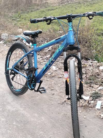 road bicycle blue colour used condition 10 by 7