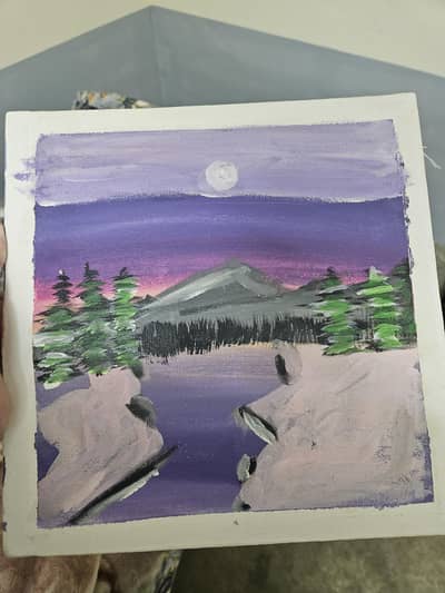 making with good quality acrylic pant made on canvas