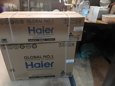 Haier triple inverter series box pack brand new. Never used