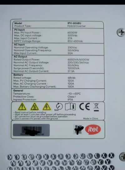 iTel solar inverter hybrid for sale 03262107955 my WhatsApp number