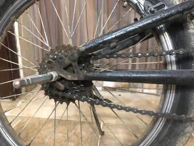 black colour bicycle