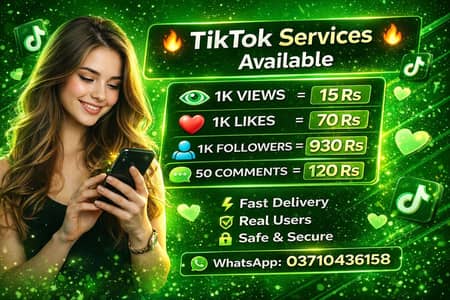 TikTok Service Available