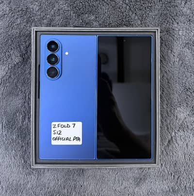 Samsung galaxy Z Fold 7 Blue 512 gb pta approved DS