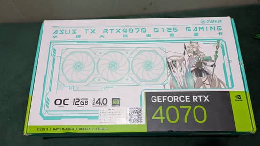 Asus RTX 4070 12gb TX Edition white graphics card for sale