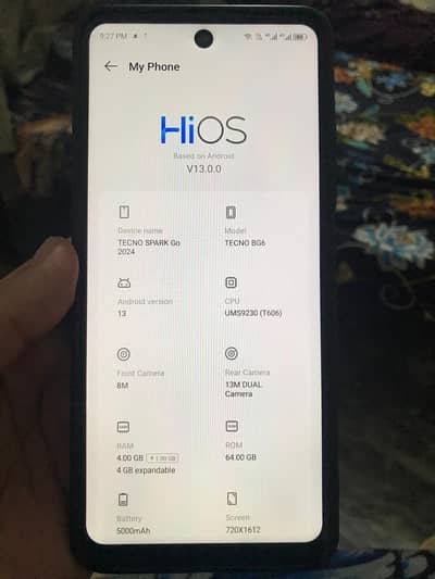 Tecno Spark Go 2024 urgent sell